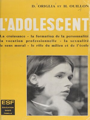 cover image of L'adolescent